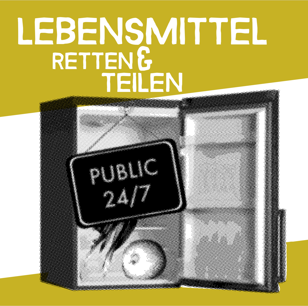 Kalender der Alternativen - Kühlschrank mit Lebensmitteln