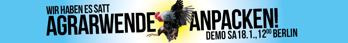Agrarwende anpacken, Klima schützen!