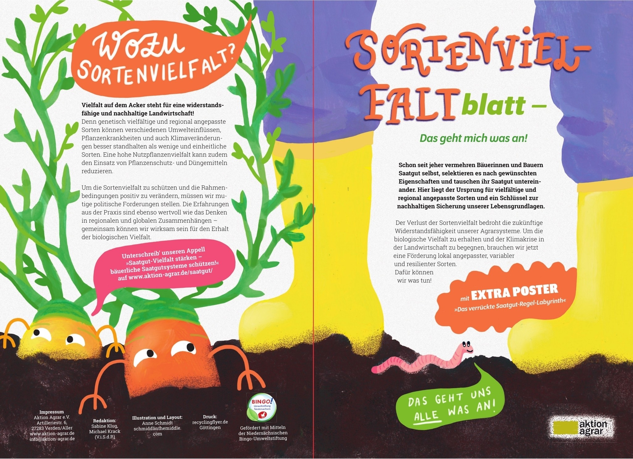 Aktion Agrar: Sortenvielfalt-blatt