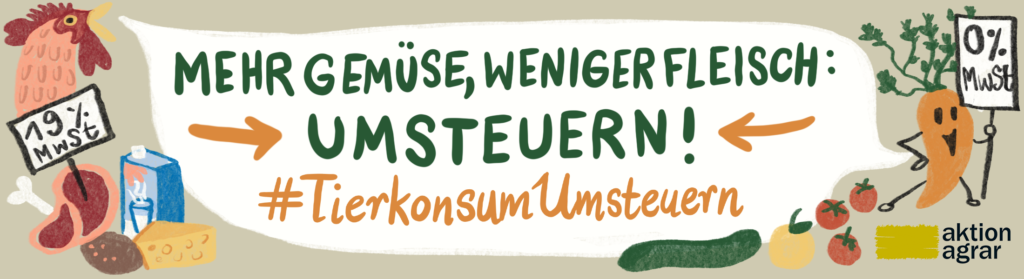 Mehr Gemüse, weniger Fleisch: Umsteuern!