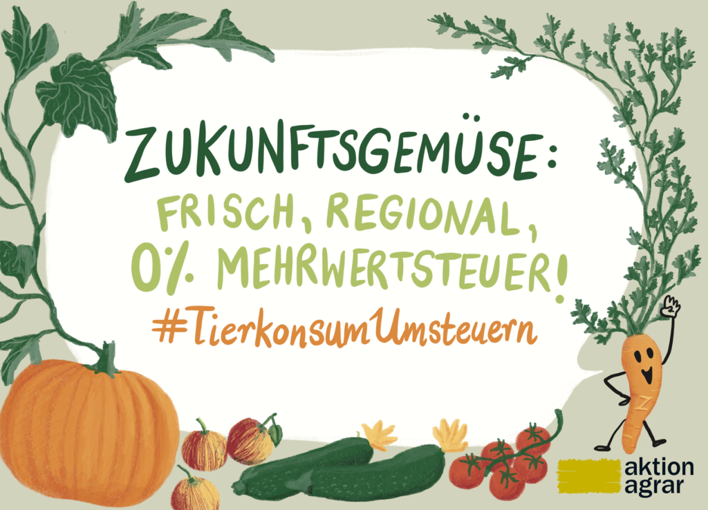 Mehr Gemüse, weniger Fleisch: Umsteuern!
