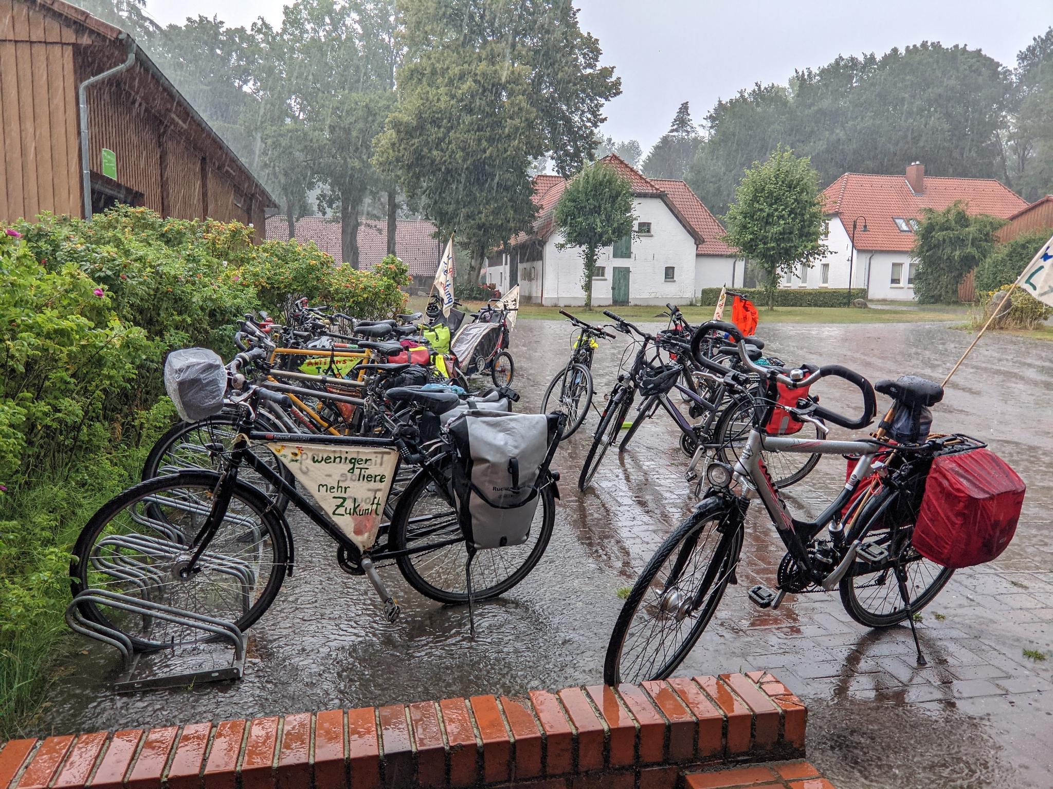Regentag Aktionsradtour 2022