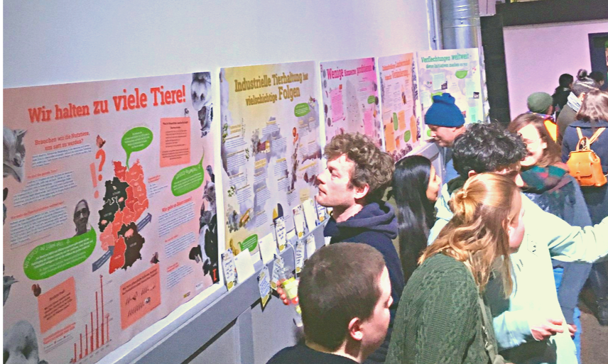 Ausstellung "Weniger Nutztiere, mehr Zukunft!" Ausstellung