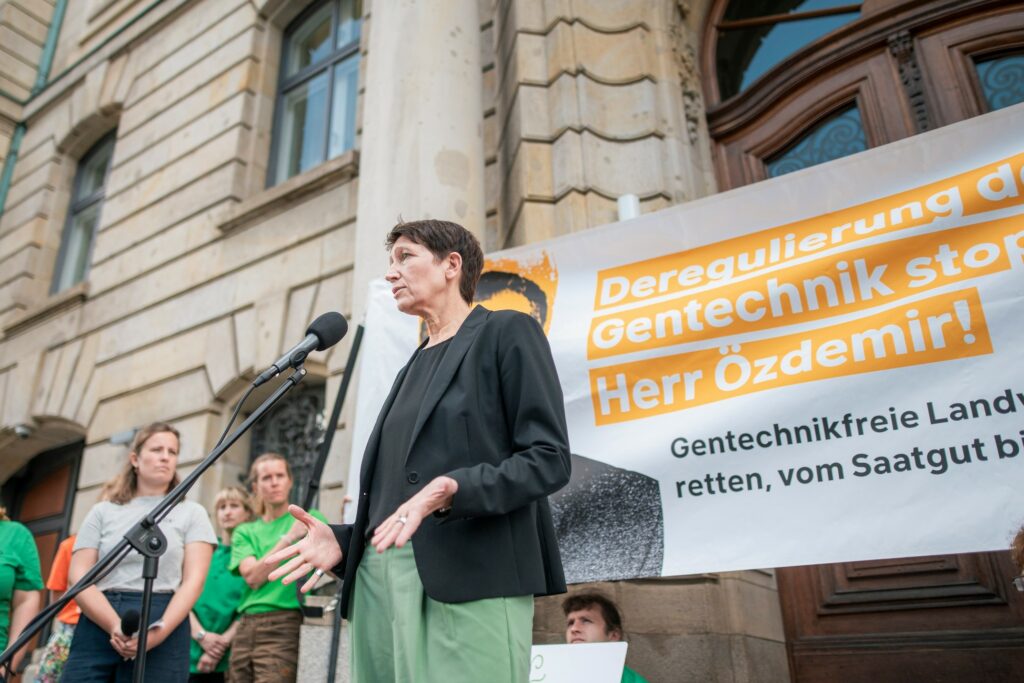 Aktion Deregulierung von Gentechnik stoppen - Rede an Herrn Özdemir