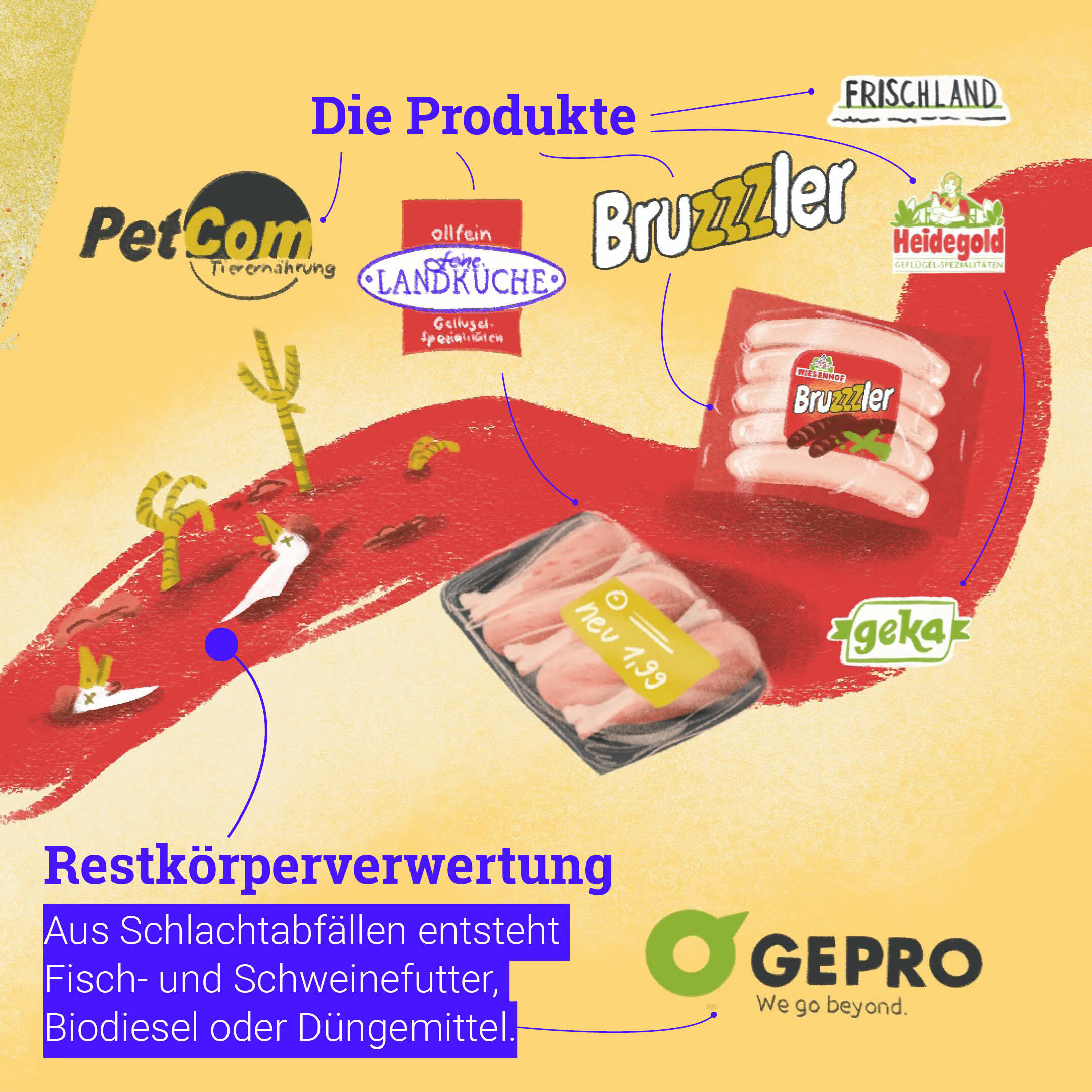 PHW Hühnerhaltung Produkte Infografik