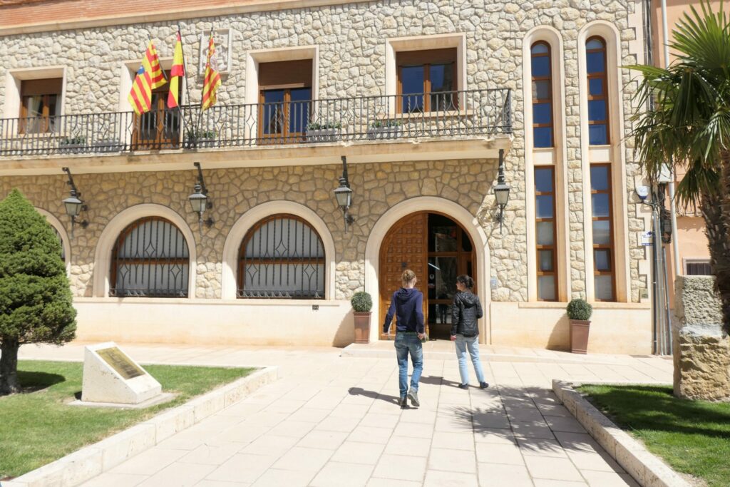 Rathaus von Calamocha - Recherchetour Tönnies in Spanien