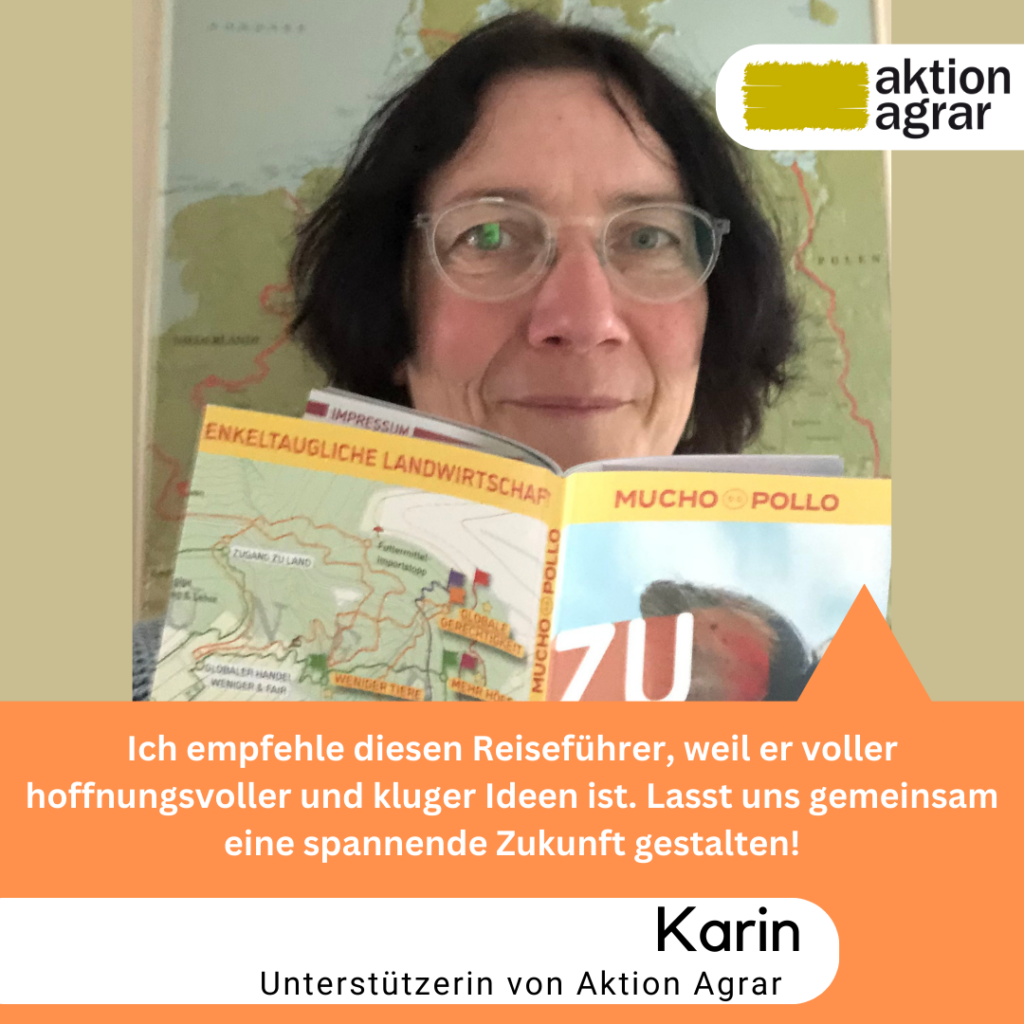 Testimonial Dein Reiseführer für die Tierhaltungs- und Ernährungswende Karin