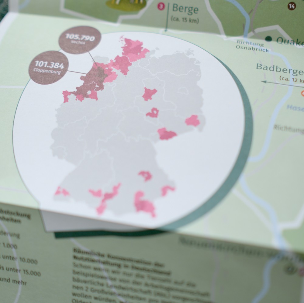 Infokarte zum Oldenburger Münsterland