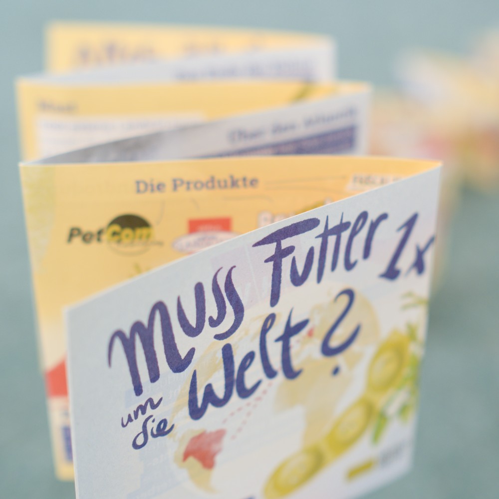 Leporello: Muss Futter 1x um die Welt?