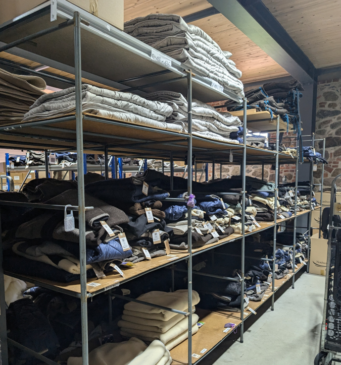 Wolltextilien aller Art (Foto: M. Krack)