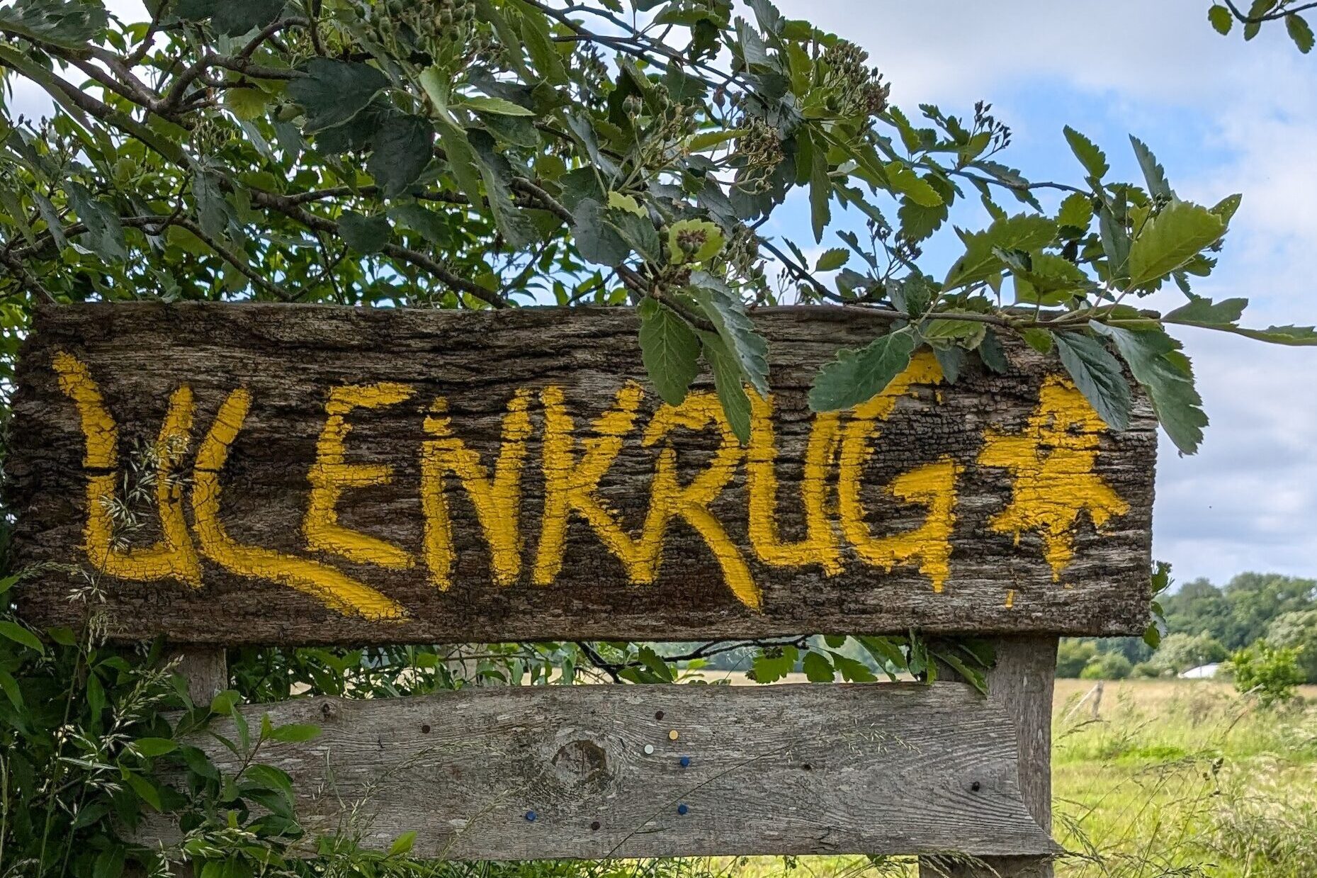 Schild vom Hof Ulenkrug